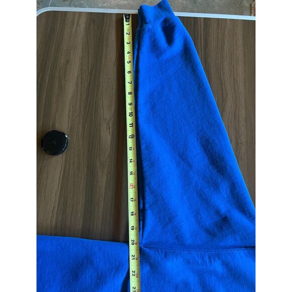 Pittsburgh Pitt Panthers Cropped Sweatshirt Blue Adult Medium Gildan Crewneck - Picture 8 of 8